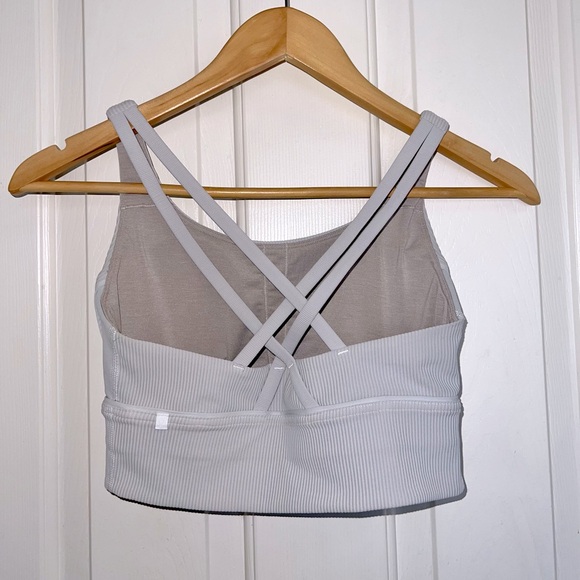 Lululemon 🍋 Energy Longline Bra Ribbed Luxtreme Size 6 - Picture 5 of 12